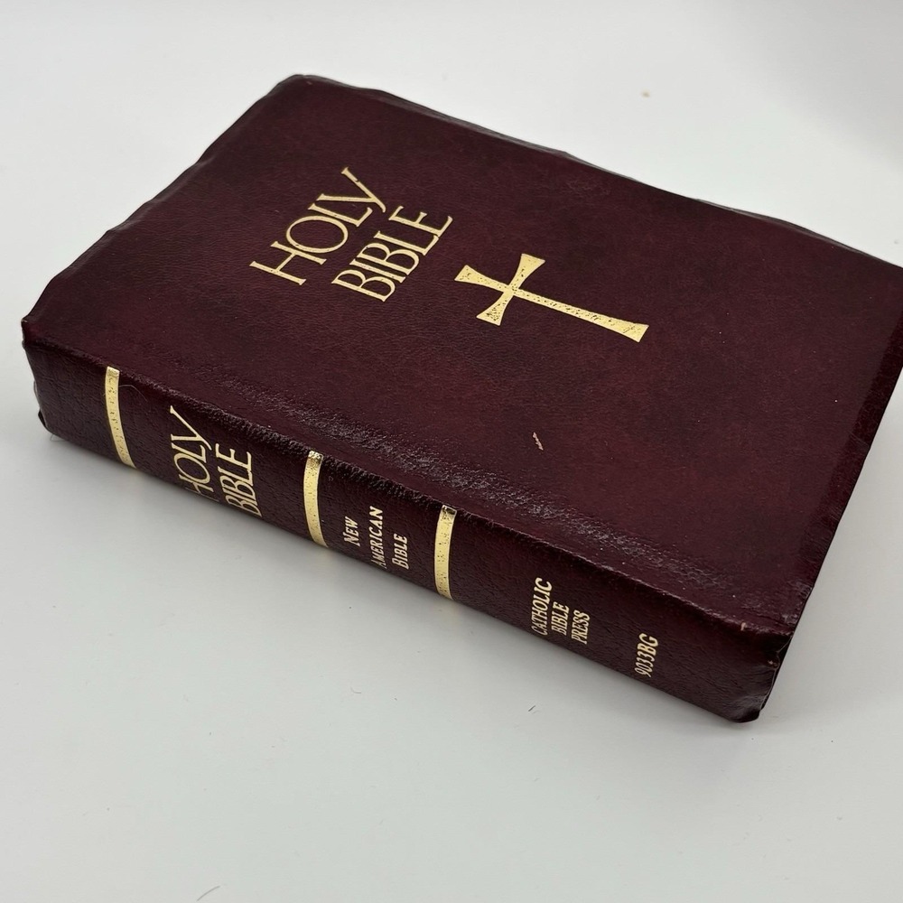 Holy Bible Coffee Table Book – Burgundy Cover